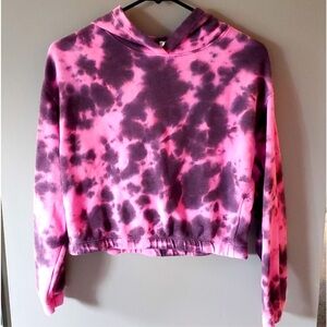Z by Zella Tie-Dye Crop Sweatshirt